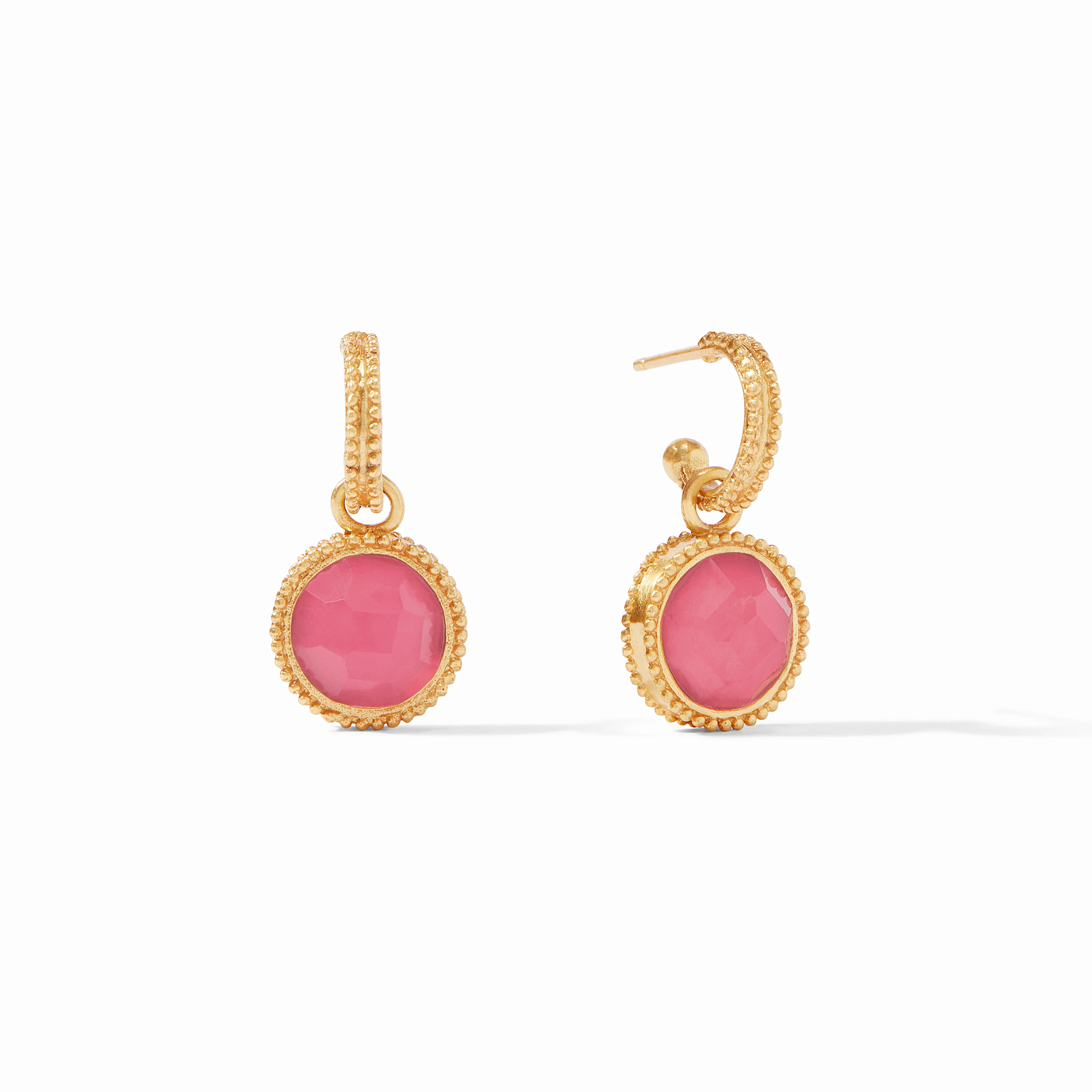 Fleur-de-Lis Hoop & Charm Earring - Image 14