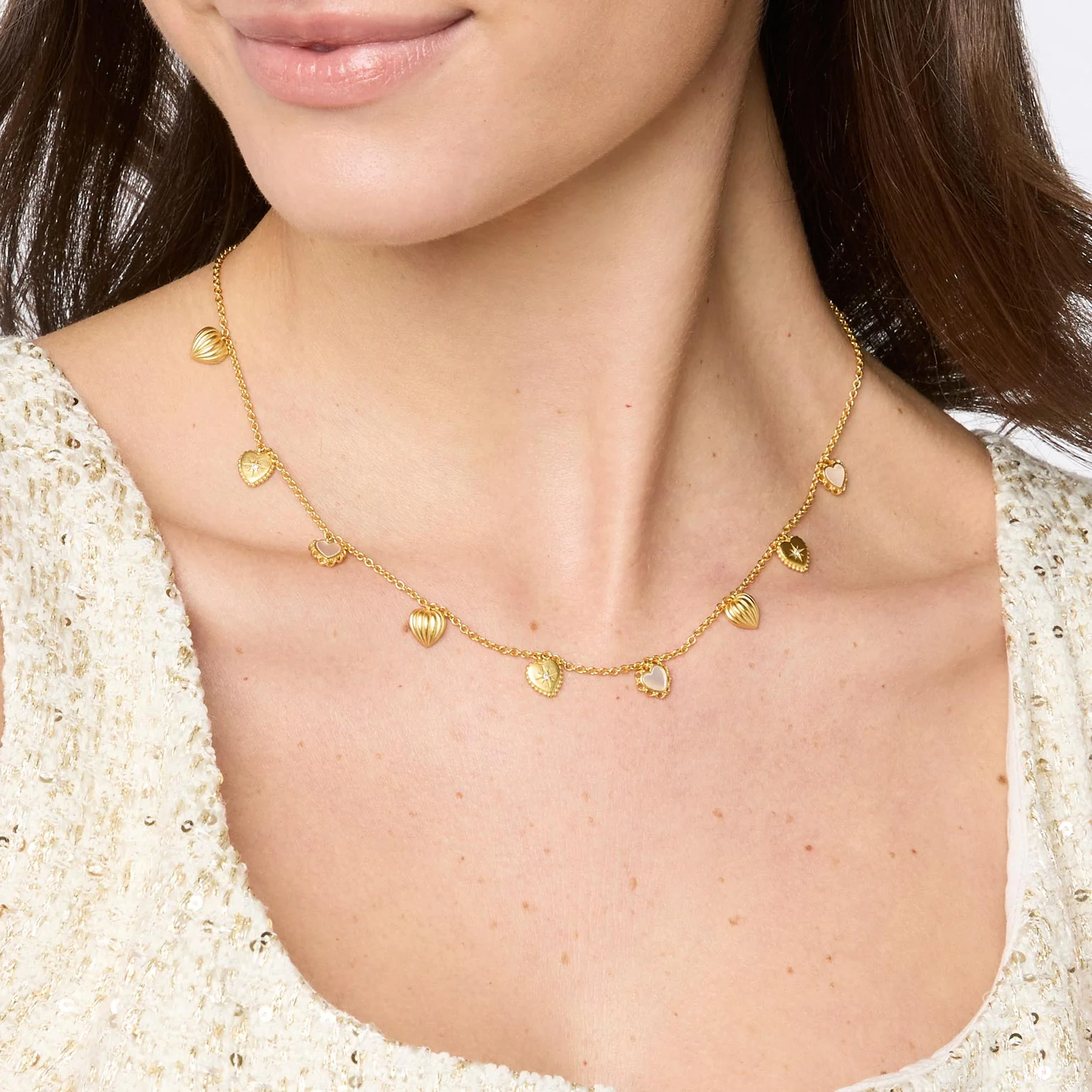 Heart Delicate Charm Necklace - Image 3